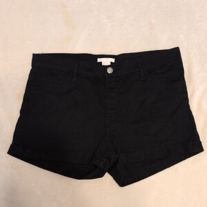 H&M Woman's Black Jean Shorts Size 10